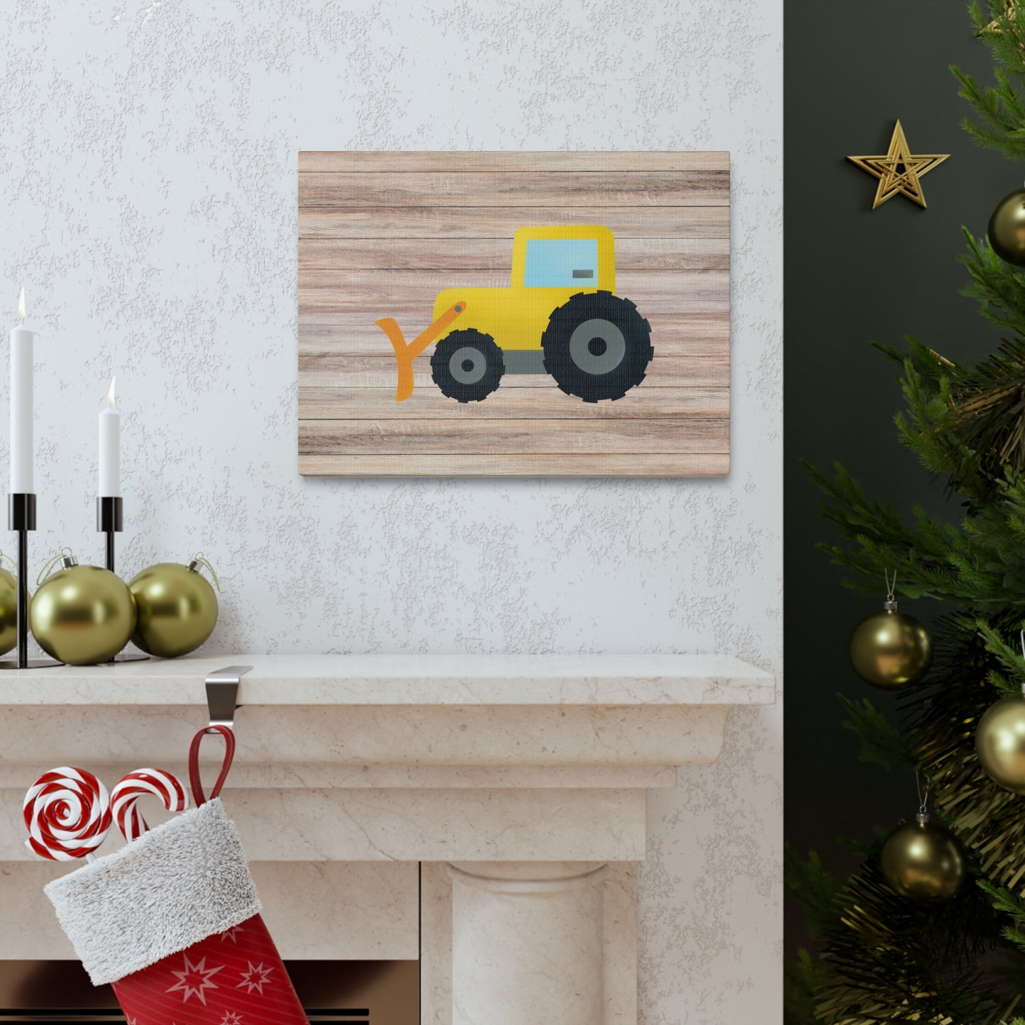 "Kids Bulldozer" Wall Art - Weave Got Gifts - Unique Gifts You Won’t Find Anywhere Else!