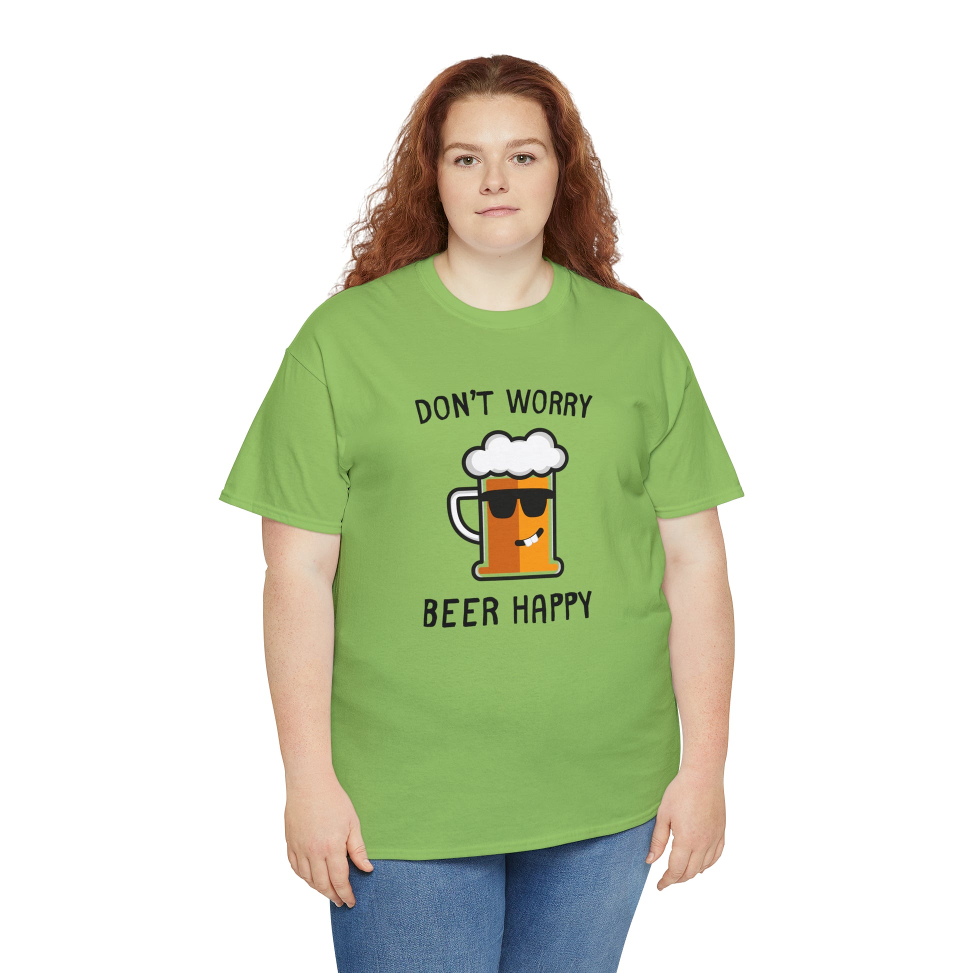 "Don't Worry, Beer Happy" T-Shirt - Weave Got Gifts - Unique Gifts You Won’t Find Anywhere Else!