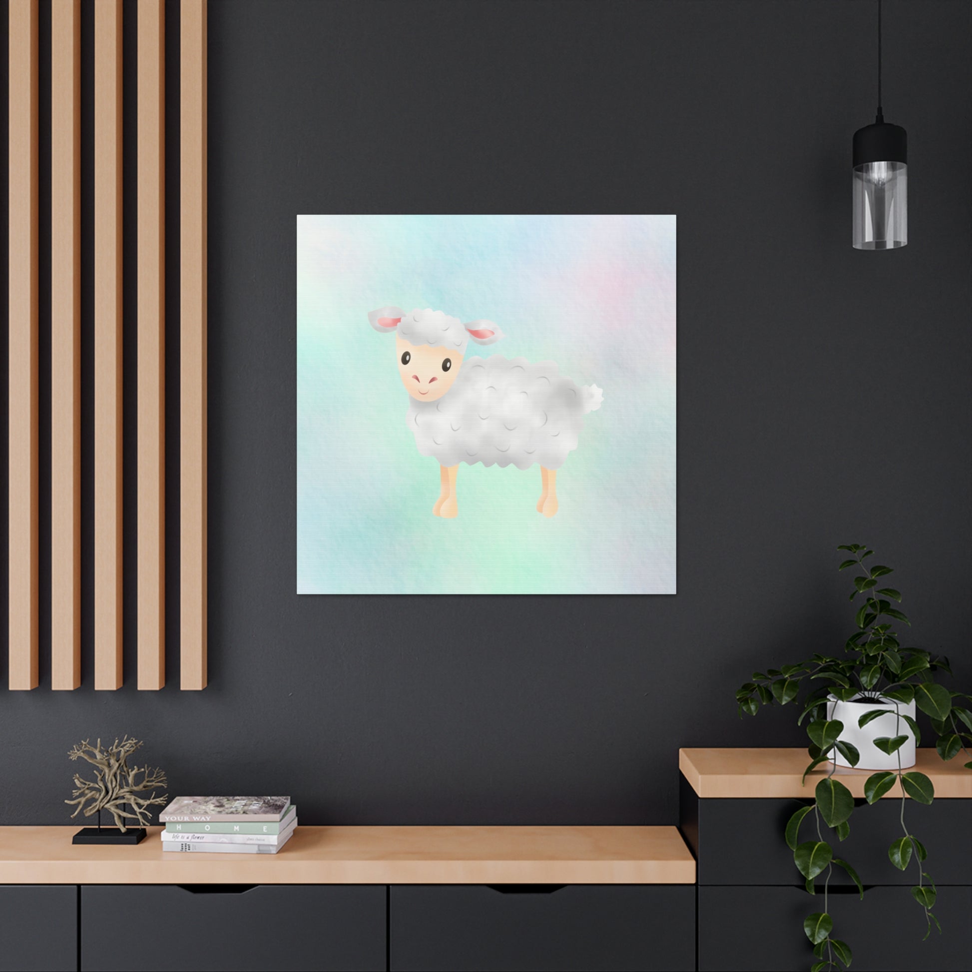 "Baby Lamb" Wall Art - Weave Got Gifts - Unique Gifts You Won’t Find Anywhere Else!