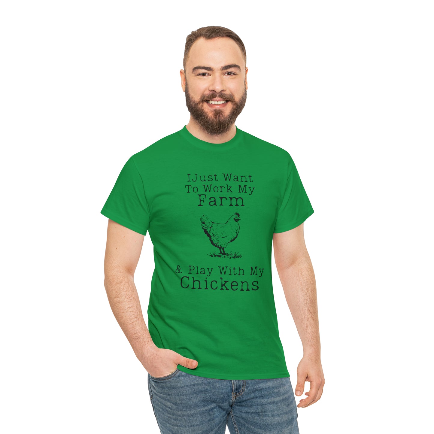 "Farm & Chickens" T-Shirt - Weave Got Gifts - Unique Gifts You Won’t Find Anywhere Else!