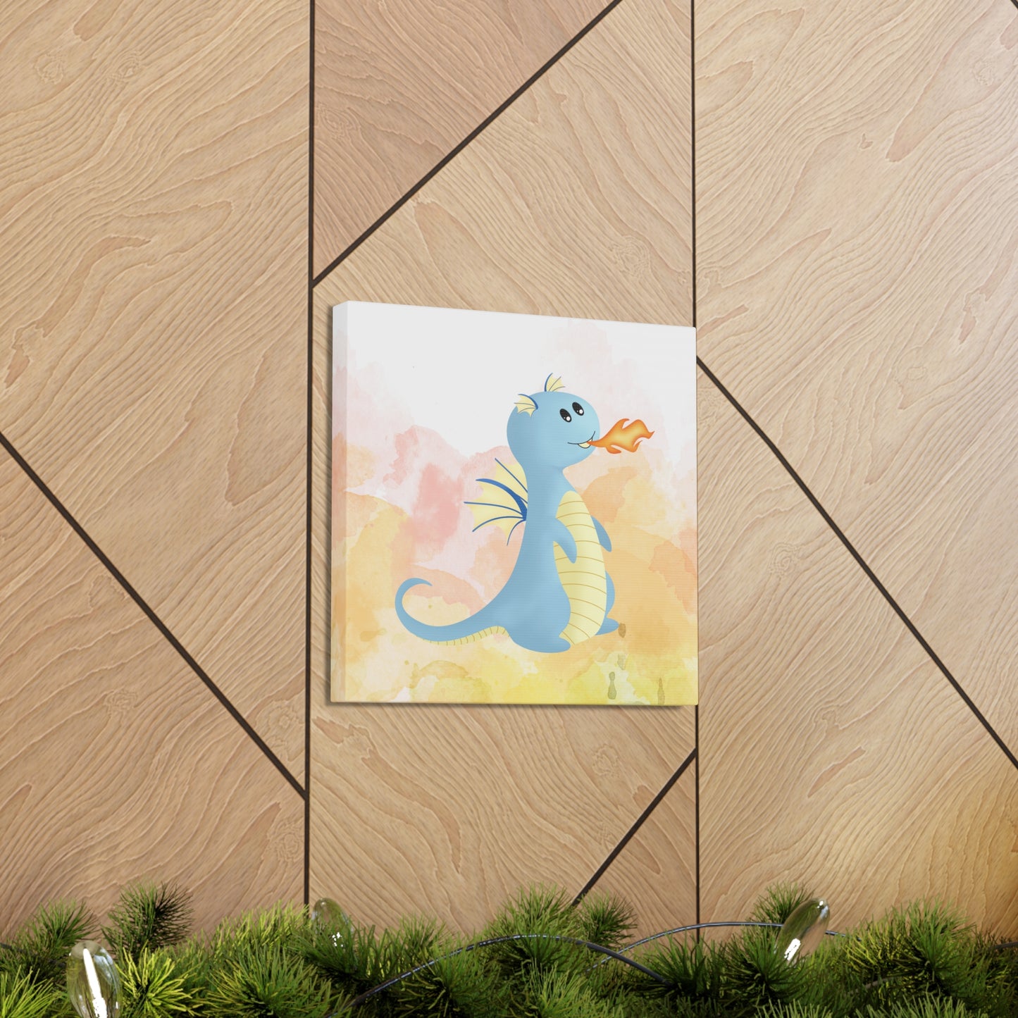 "Fire Dragon" Kids Wall Art - Weave Got Gifts - Unique Gifts You Won’t Find Anywhere Else!