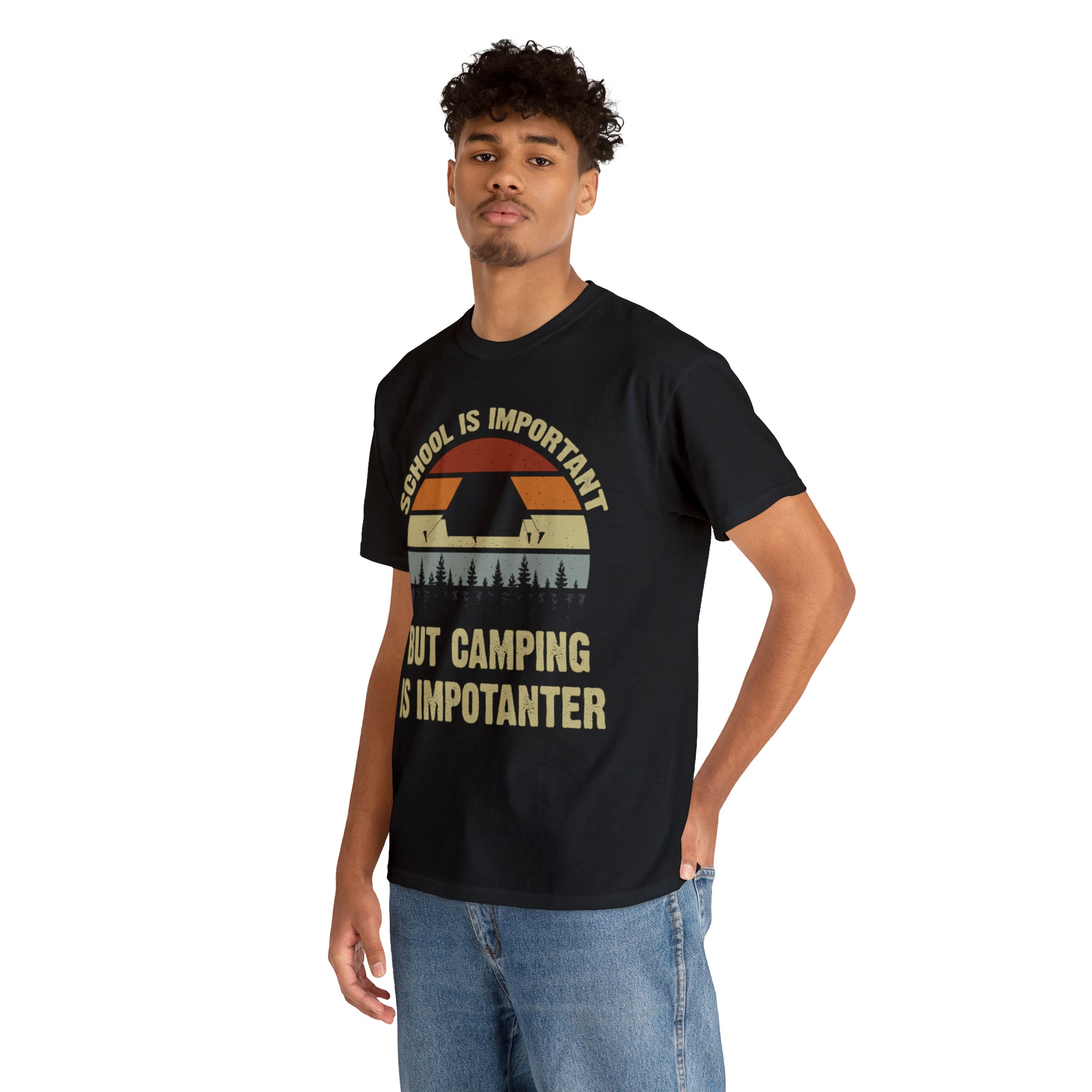 "Camping Is Importanter" T-Shirt - Weave Got Gifts - Unique Gifts You Won’t Find Anywhere Else!