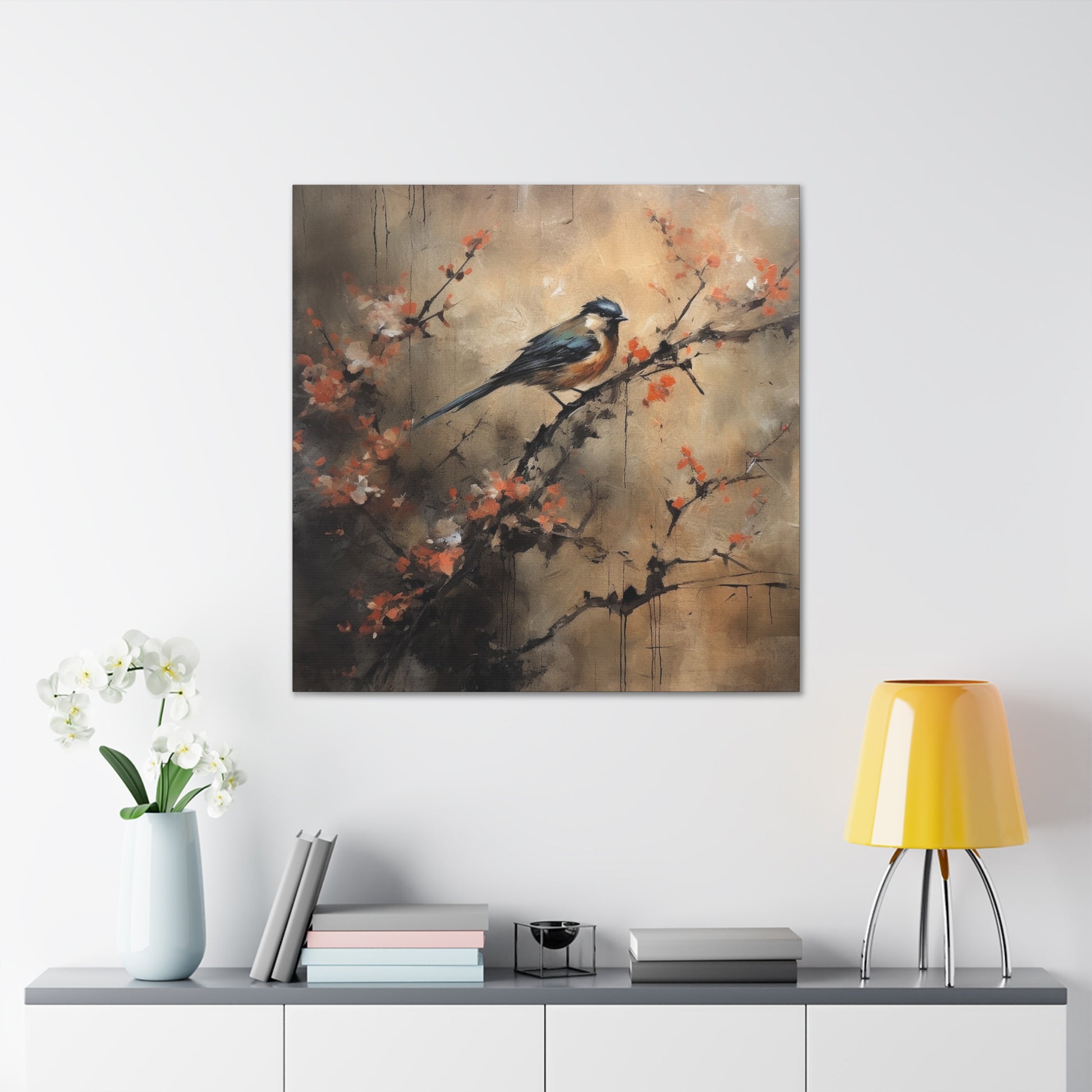 "Bird In Nature Wabi Sabi" Wall Art - Weave Got Gifts - Unique Gifts You Won’t Find Anywhere Else!