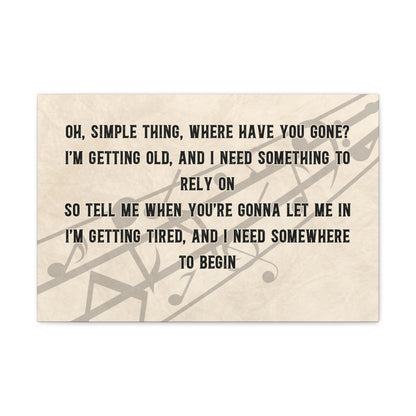 "Custom Song Lyrics" Wall Art - Weave Got Gifts - Unique Gifts You Won’t Find Anywhere Else!