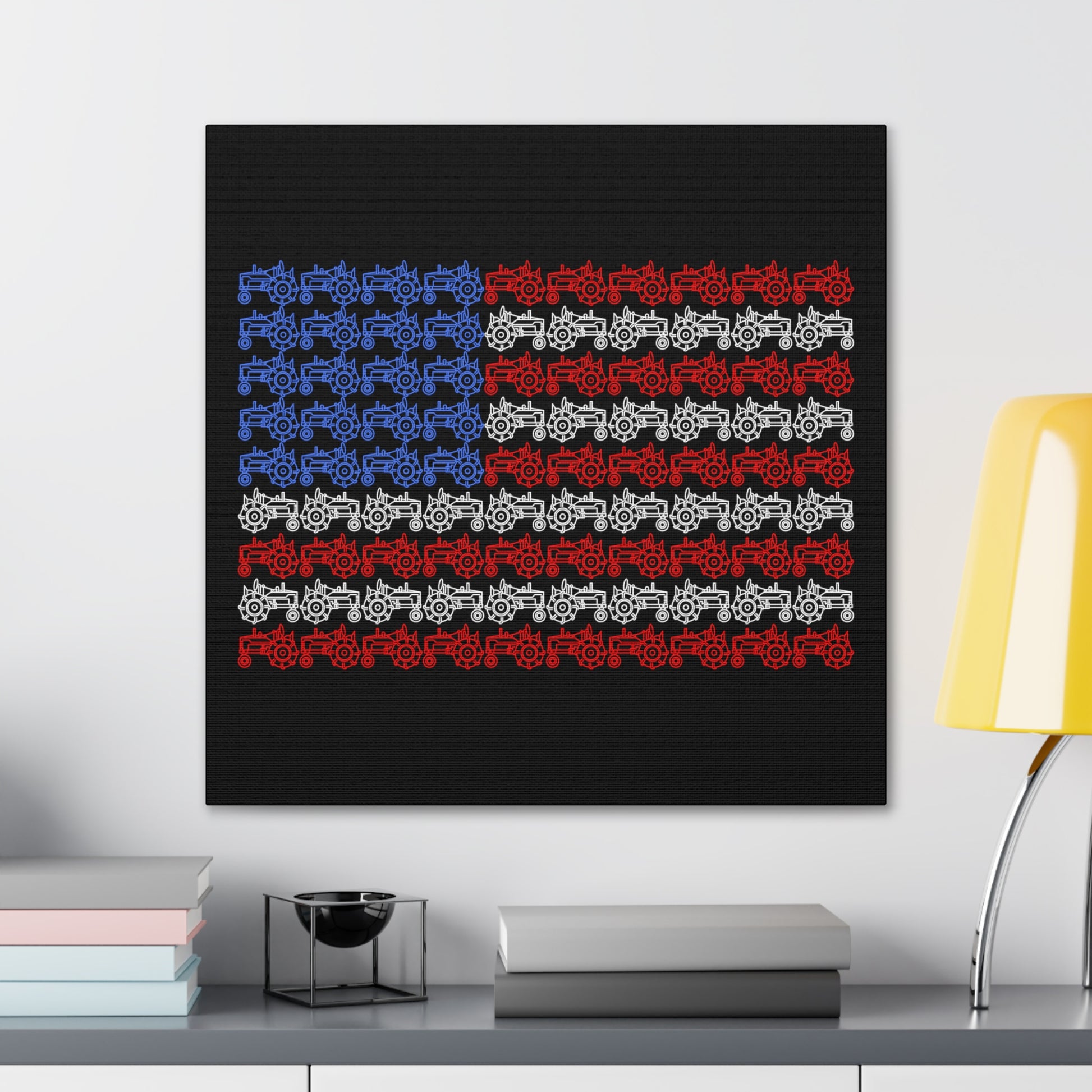 "Tractor American Flag" Wall Art - Weave Got Gifts - Unique Gifts You Won’t Find Anywhere Else!