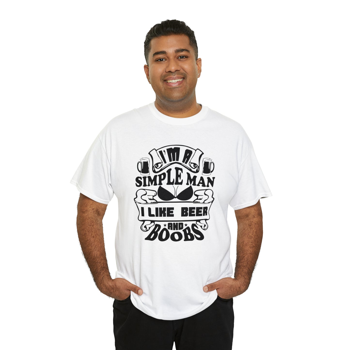 "Beer & Boobs Man" T-Shirt - Weave Got Gifts - Unique Gifts You Won’t Find Anywhere Else!