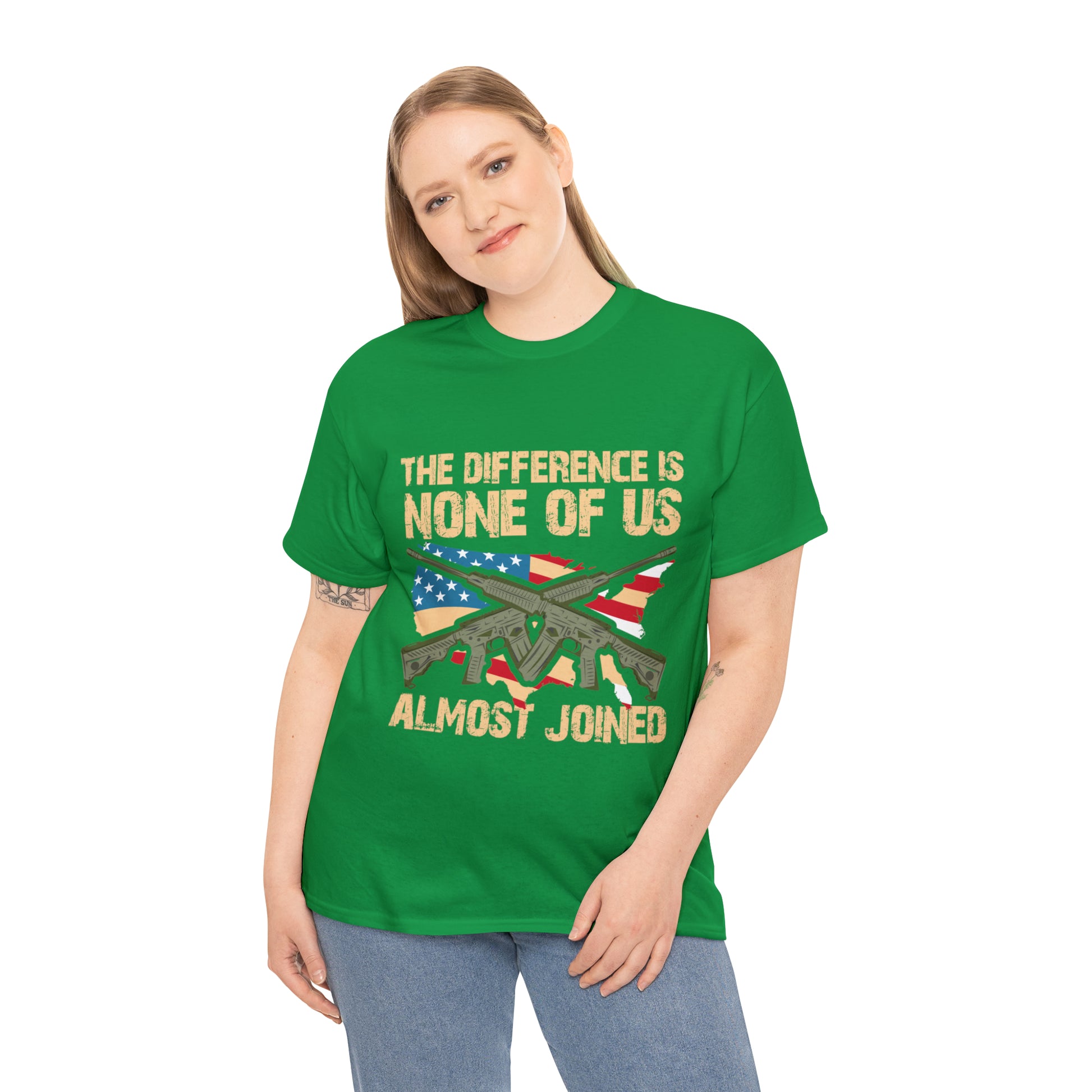 "None Of Us Almost Joined" Veteran T-Shirt - Weave Got Gifts - Unique Gifts You Won’t Find Anywhere Else!