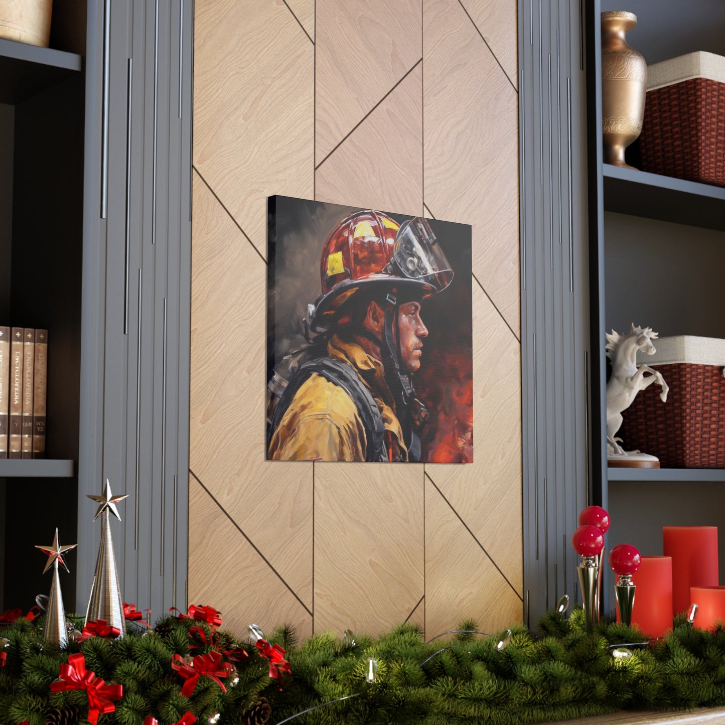 "Firefighter" Hero" Wall Art - Weave Got Gifts - Unique Gifts You Won’t Find Anywhere Else!