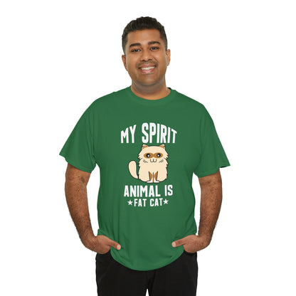 "Fat Cat Spirit Animal" T-Shirt - Weave Got Gifts - Unique Gifts You Won’t Find Anywhere Else!