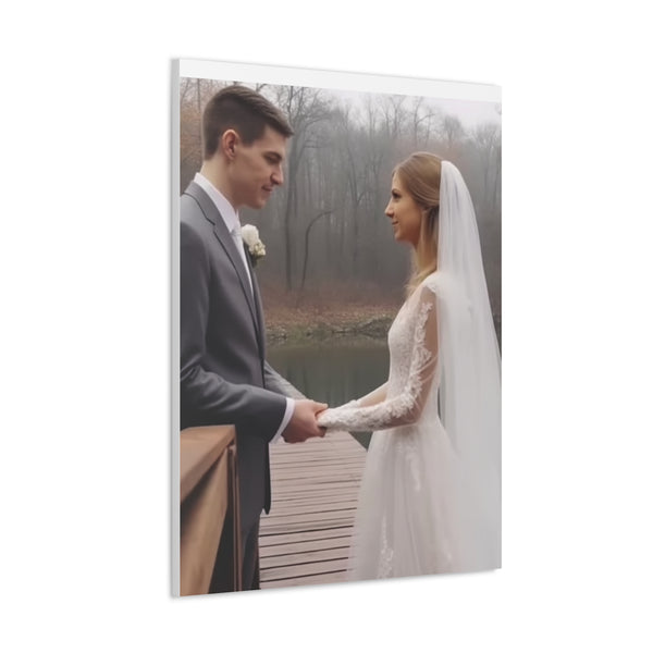 "Wedding Day" Custom Photo Wall Print - Weave Got Gifts - Unique Gifts You Won’t Find Anywhere Else!