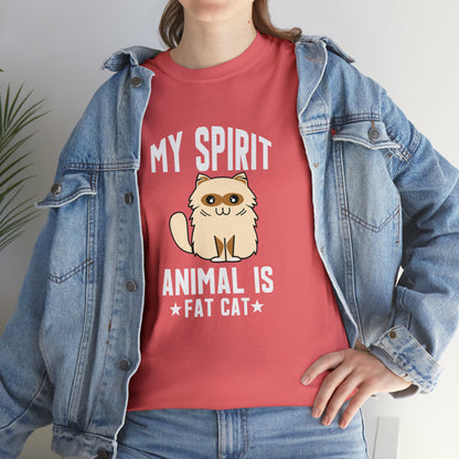 "Fat Cat Spirit Animal" T-Shirt - Weave Got Gifts - Unique Gifts You Won’t Find Anywhere Else!