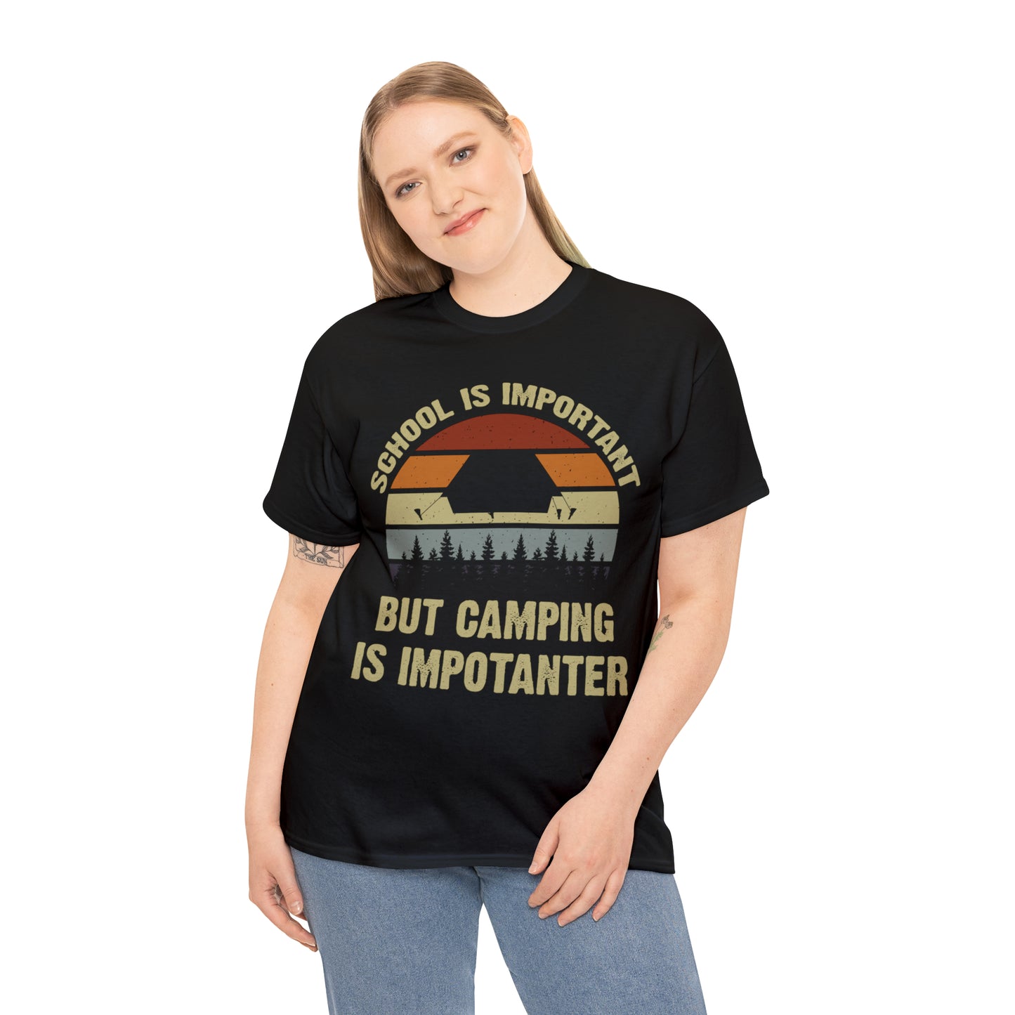 "Camping Is Importanter" T-Shirt - Weave Got Gifts - Unique Gifts You Won’t Find Anywhere Else!