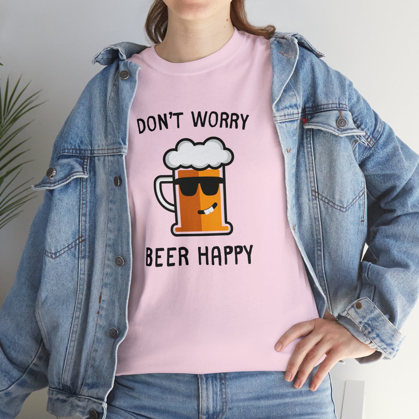 "Don't Worry, Beer Happy" T-Shirt - Weave Got Gifts - Unique Gifts You Won’t Find Anywhere Else!