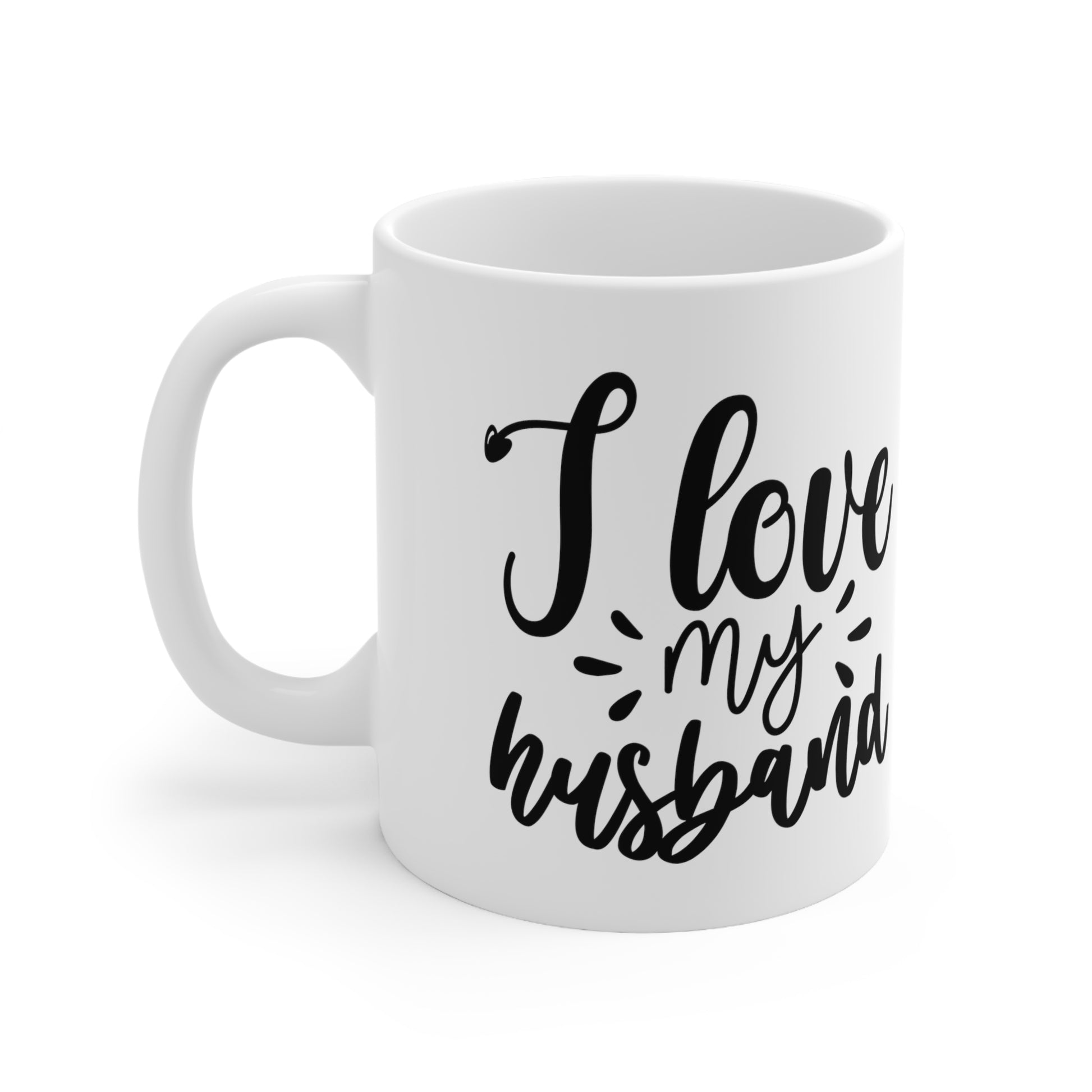 Romantic coffee mug for husbands and couples
