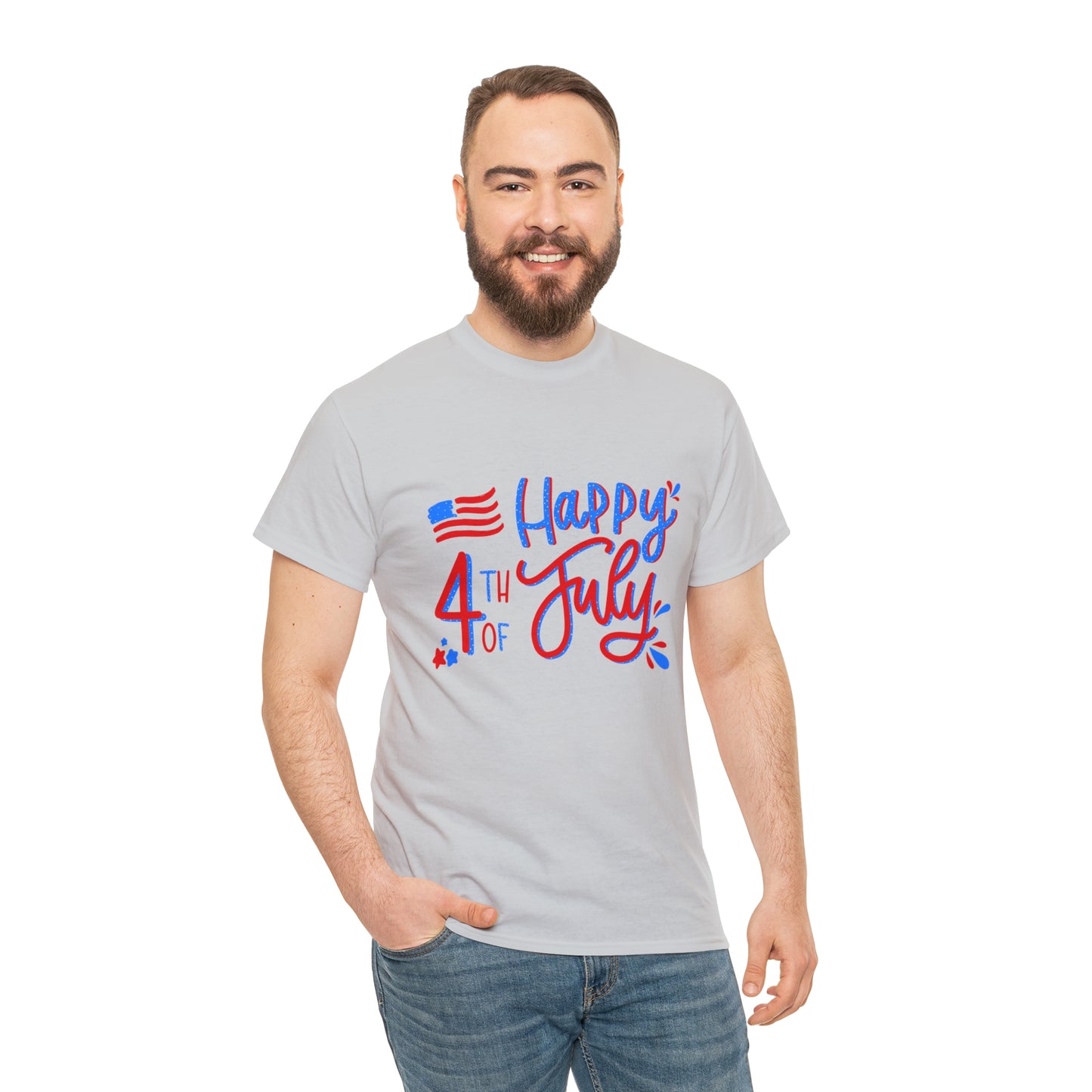 "Happy 4th Of July" T-Shirt - Weave Got Gifts - Unique Gifts You Won’t Find Anywhere Else!