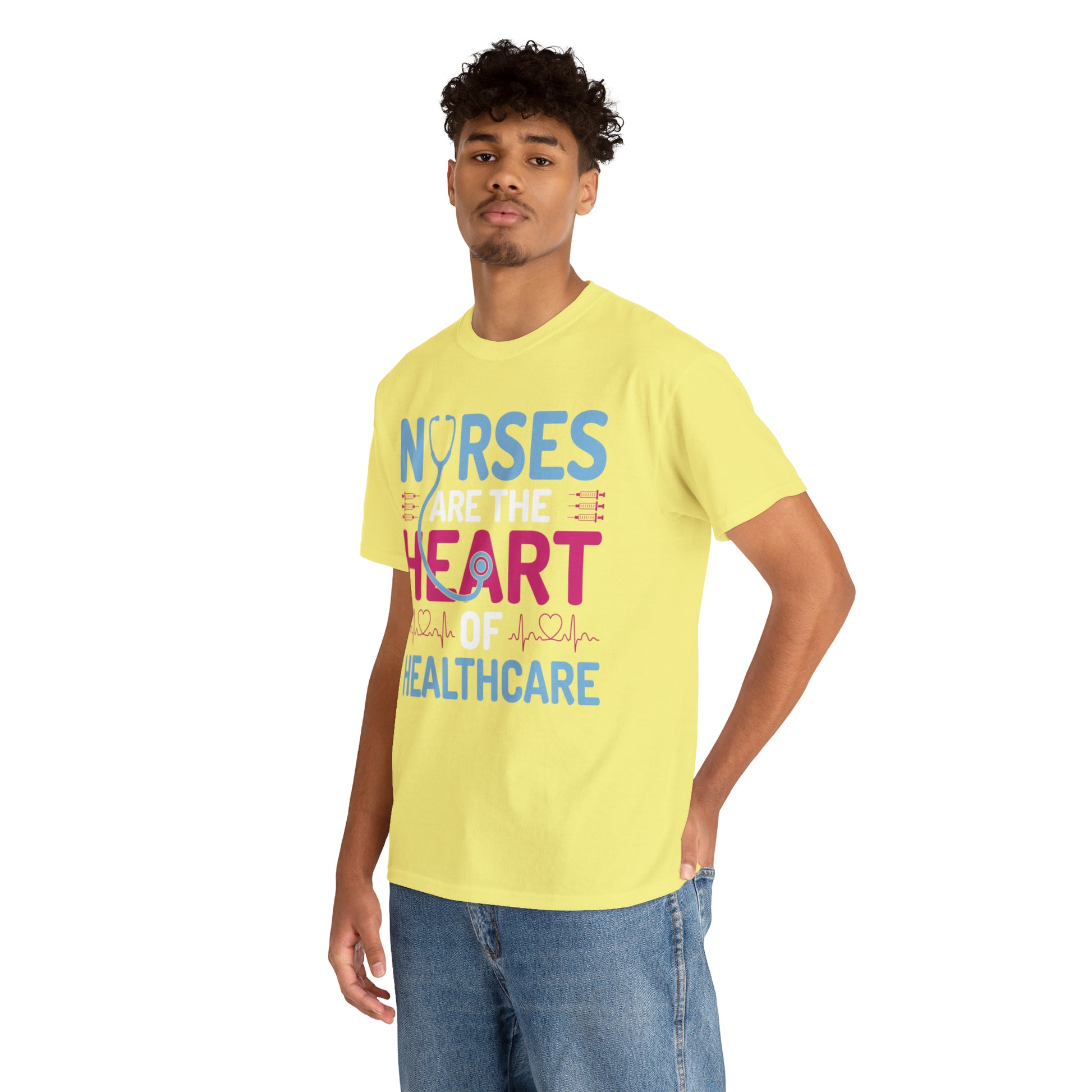 "Nurses Are The Heart Of Healthcare" T-Shirt - Weave Got Gifts - Unique Gifts You Won’t Find Anywhere Else!