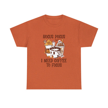 "Hocus Pocus, I Need Coffee To Focus" T-Shirt - Weave Got Gifts - Unique Gifts You Won’t Find Anywhere Else!