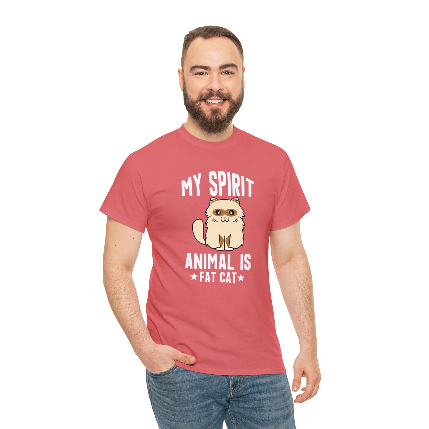 "Fat Cat Spirit Animal" T-Shirt - Weave Got Gifts - Unique Gifts You Won’t Find Anywhere Else!