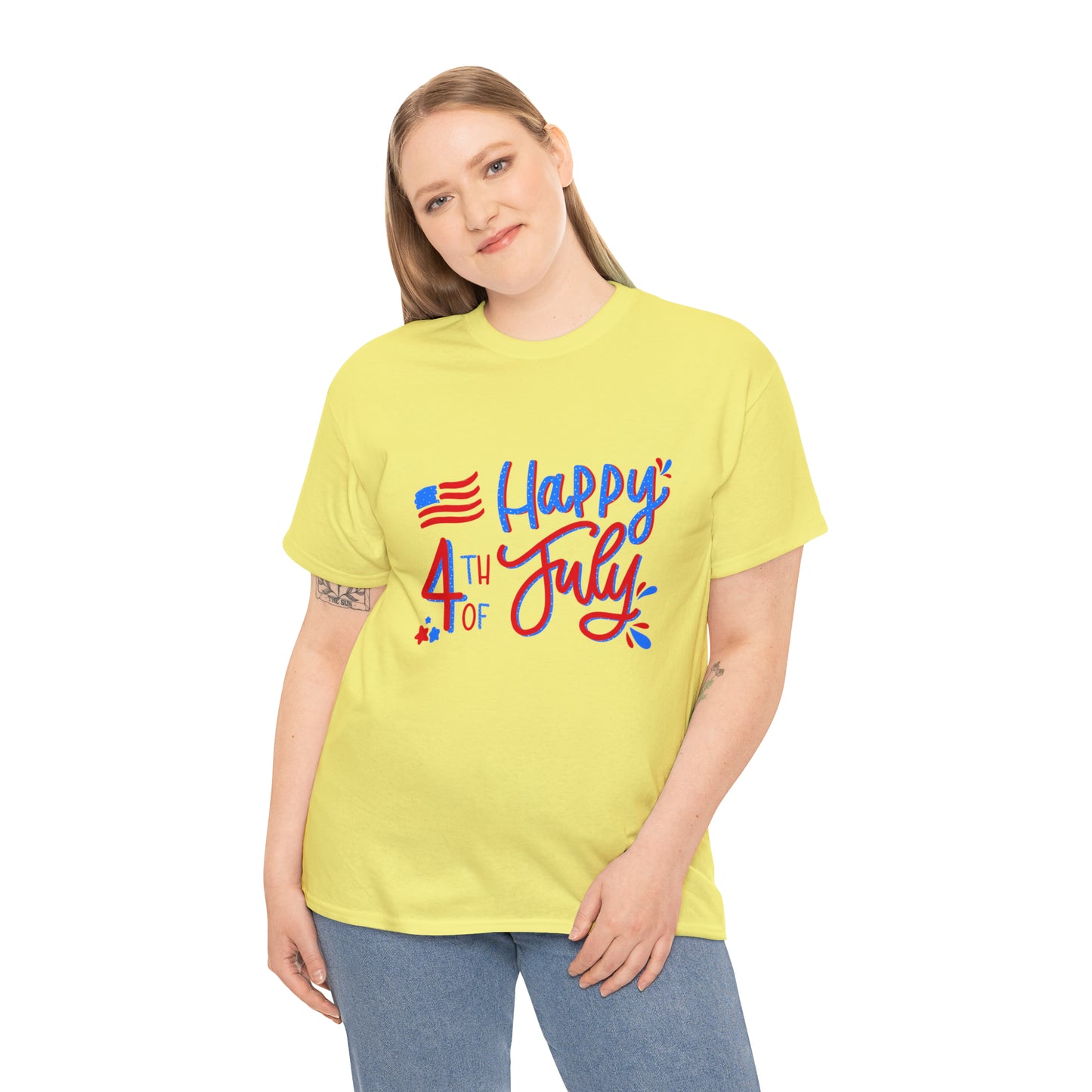 "Happy 4th Of July" T-Shirt - Weave Got Gifts - Unique Gifts You Won’t Find Anywhere Else!