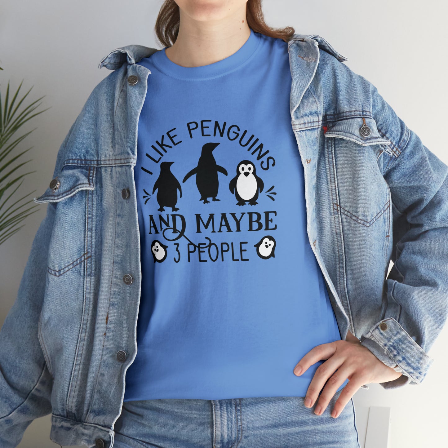 "I Like Penguins & Maybe 3 People" T-Shirt - Weave Got Gifts - Unique Gifts You Won’t Find Anywhere Else!