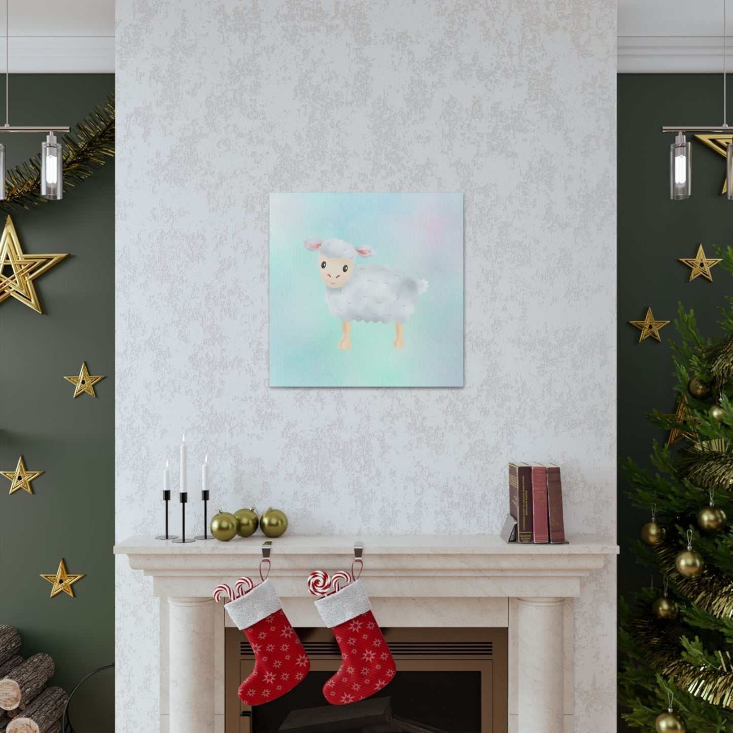 "Baby Lamb" Wall Art - Weave Got Gifts - Unique Gifts You Won’t Find Anywhere Else!