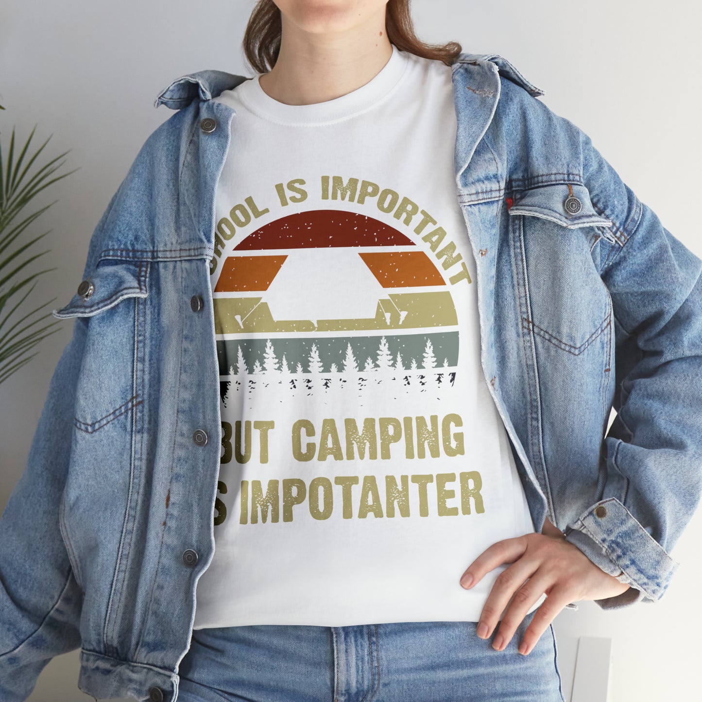 "Camping Is Importanter" T-Shirt - Weave Got Gifts - Unique Gifts You Won’t Find Anywhere Else!