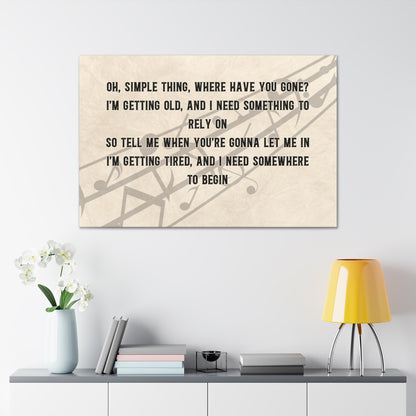 "Custom Song Lyrics" Wall Art - Weave Got Gifts - Unique Gifts You Won’t Find Anywhere Else!