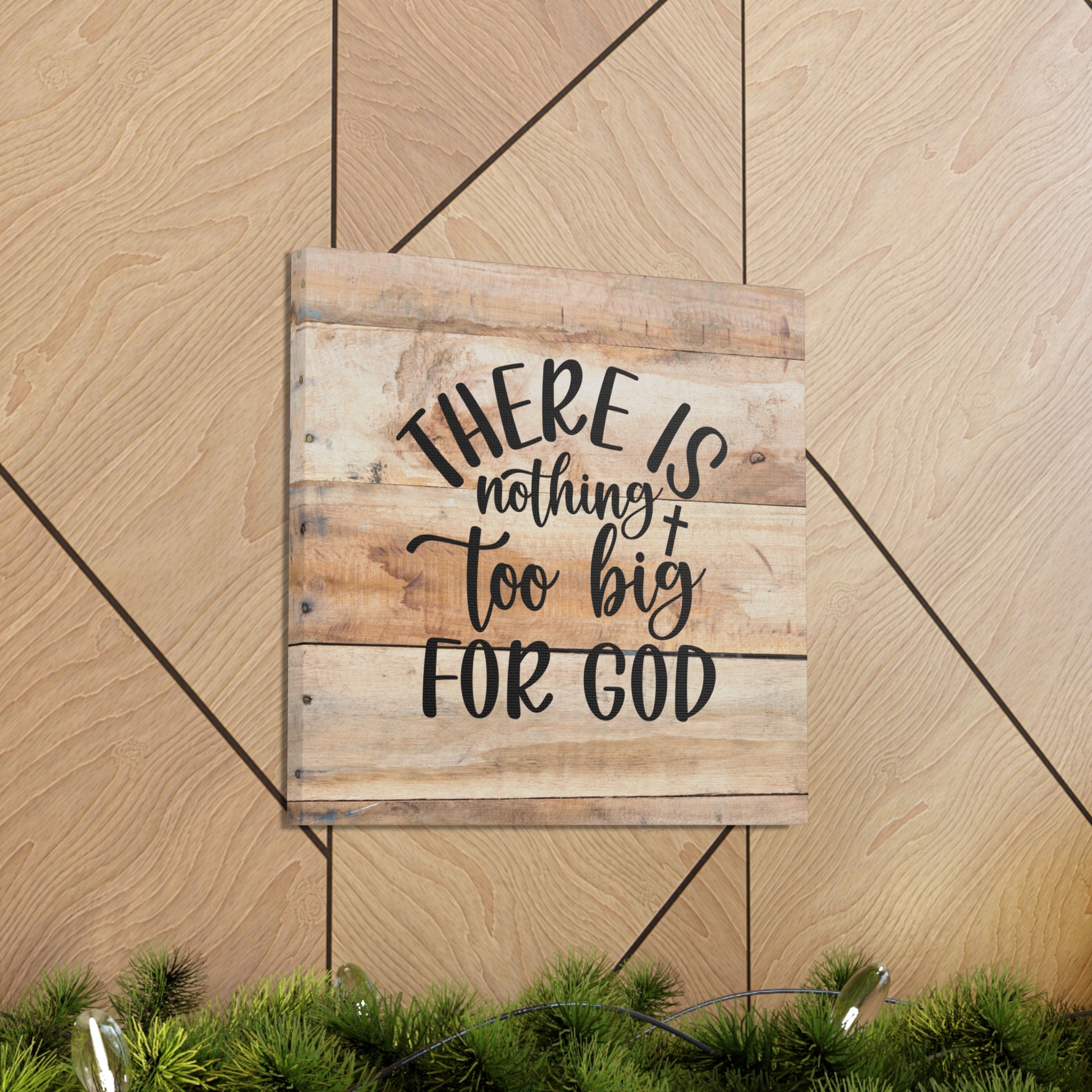 "There Is Nothing Too Big For God" Wall Art - Weave Got Gifts - Unique Gifts You Won’t Find Anywhere Else!