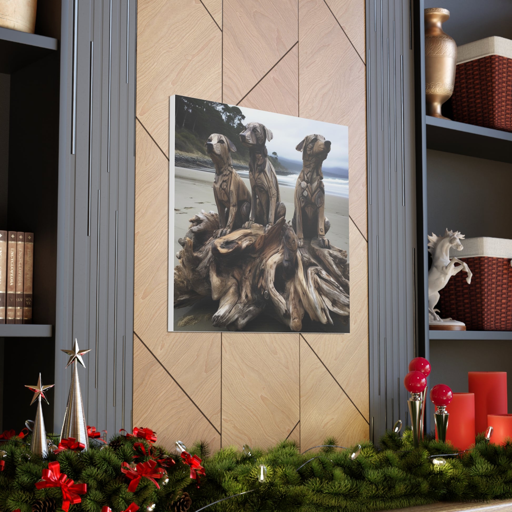 "Driftwood Dogs" Wall Art - Weave Got Gifts - Unique Gifts You Won’t Find Anywhere Else!