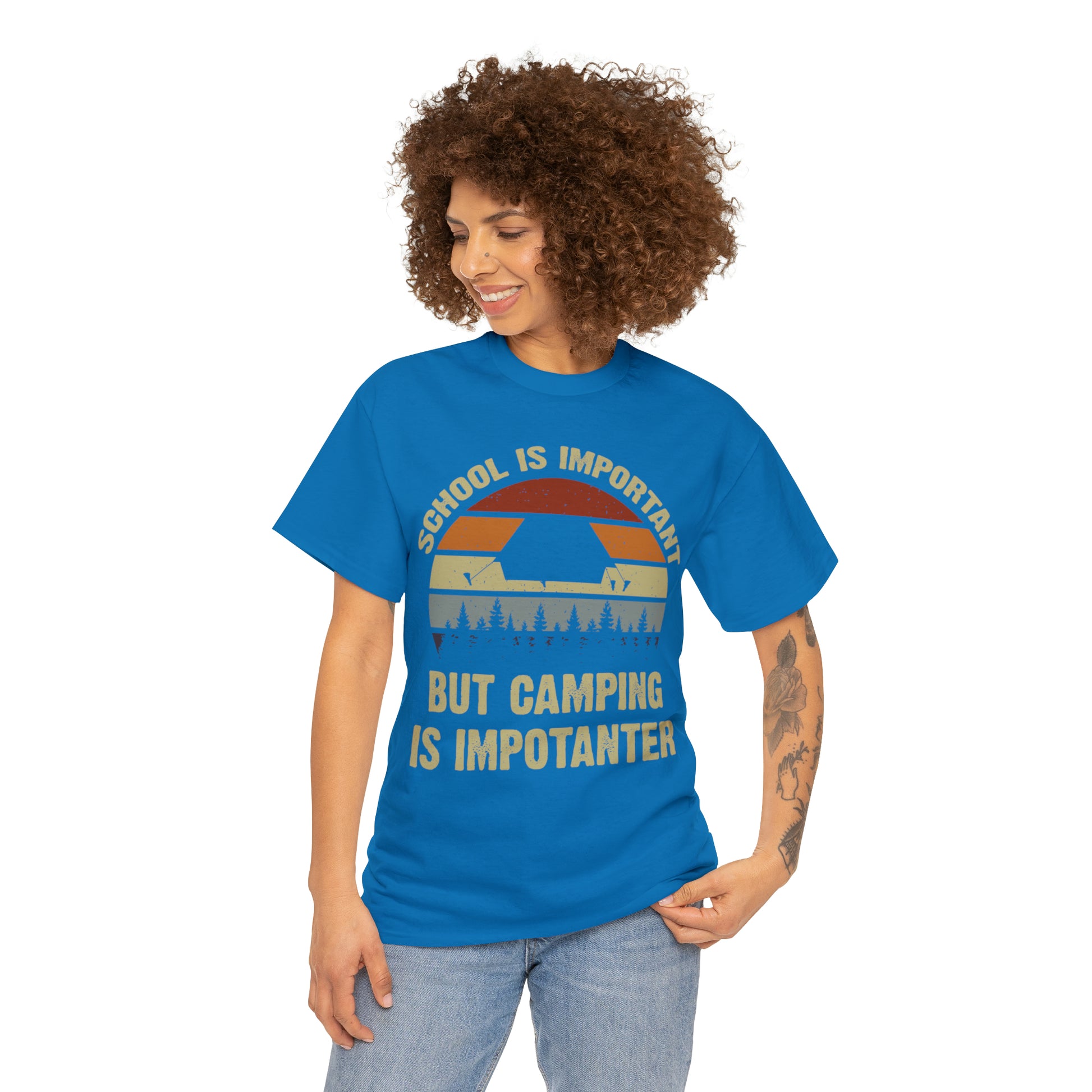 "Camping Is Importanter" T-Shirt - Weave Got Gifts - Unique Gifts You Won’t Find Anywhere Else!