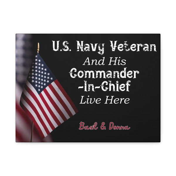 Custom "US Navy Veteran" Wall Art - Weave Got Gifts - Unique Gifts You Won’t Find Anywhere Else!