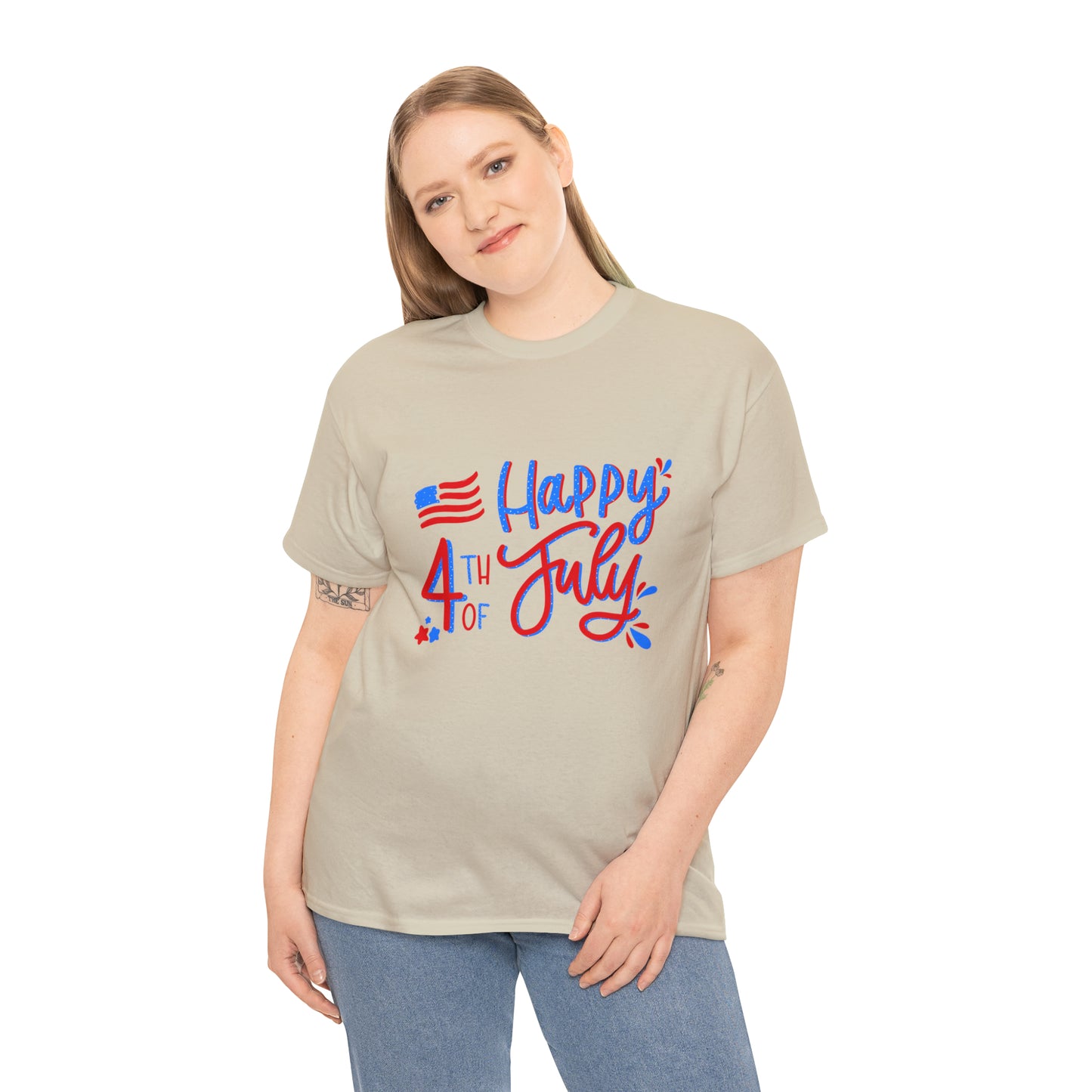 "Happy 4th Of July" T-Shirt - Weave Got Gifts - Unique Gifts You Won’t Find Anywhere Else!