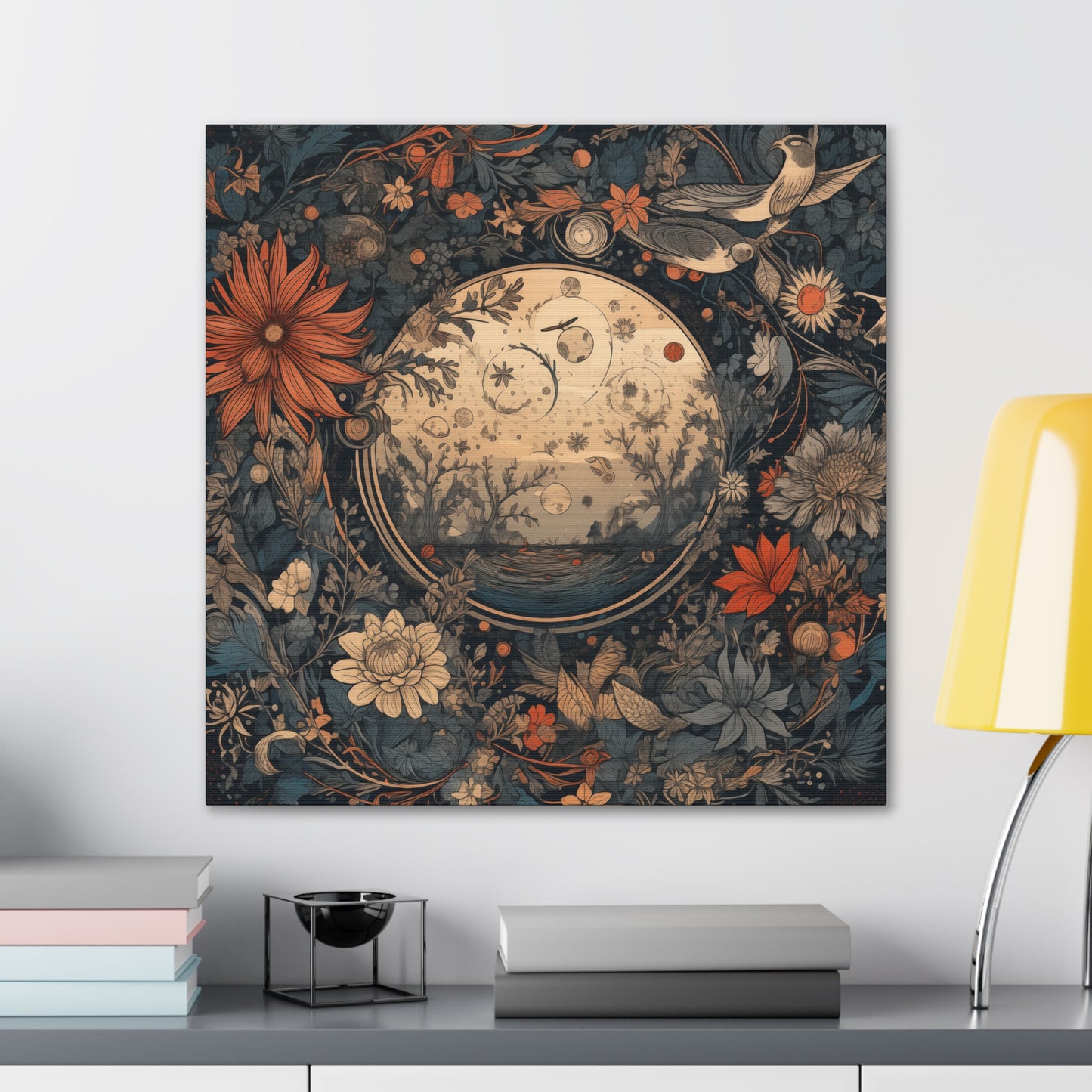 "Floral Celestial" Canvas Print - Weave Got Gifts - Unique Gifts You Won’t Find Anywhere Else!