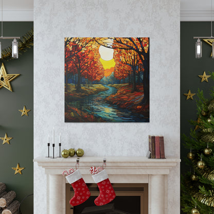 "River Sunset" Wall Art - Weave Got Gifts - Unique Gifts You Won’t Find Anywhere Else!