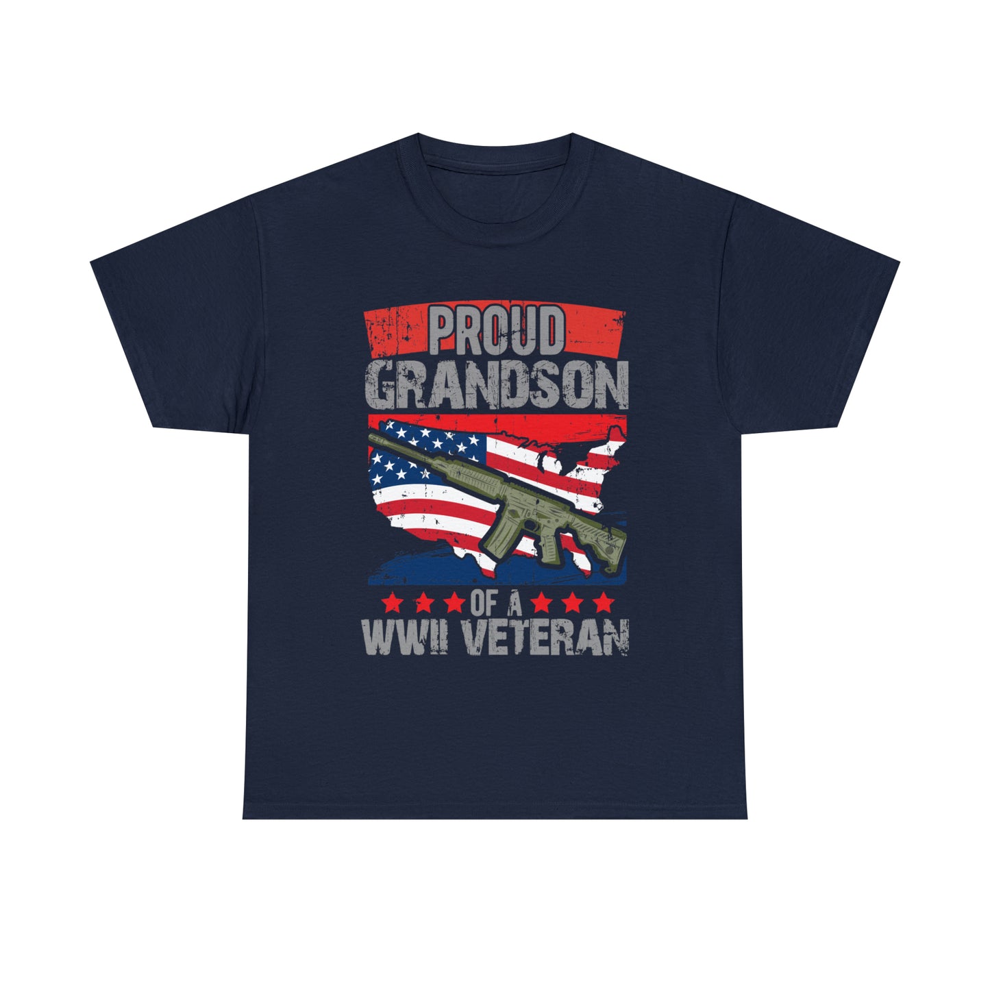 "Grandson Of WW2 Veteran" T-Shirt - Weave Got Gifts - Unique Gifts You Won’t Find Anywhere Else!