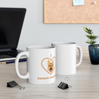 "I Love German Shepherds" Coffee Mug - Weave Got Gifts - Unique Gifts You Won’t Find Anywhere Else!