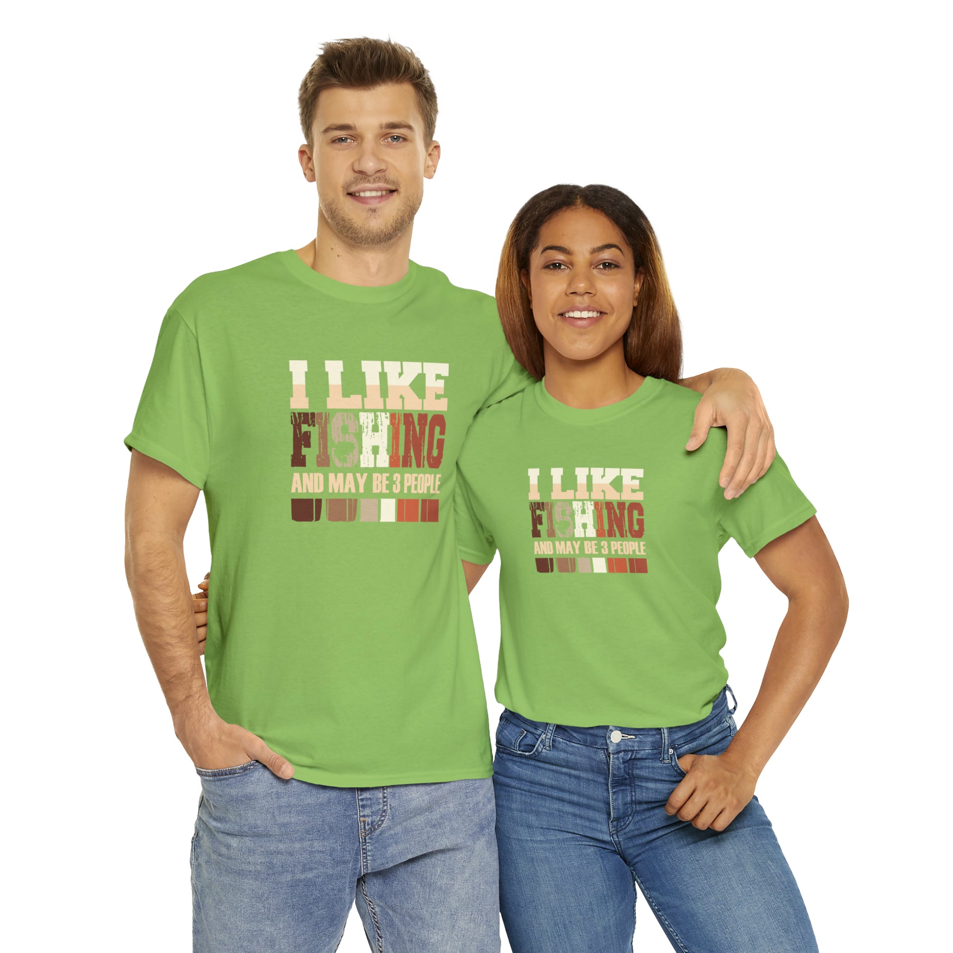 "I Like Fishing & Like 3 People" T-Shirt - Weave Got Gifts - Unique Gifts You Won’t Find Anywhere Else!