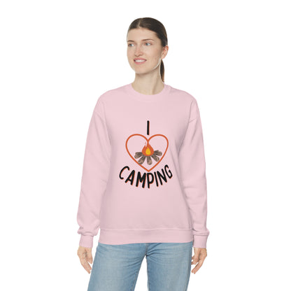 "I Love Camping" Crewneck Sweatshirt - Weave Got Gifts - Unique Gifts You Won’t Find Anywhere Else!