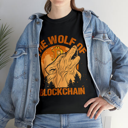 "The Wolf Of Blockchain" T-Shirt - Weave Got Gifts - Unique Gifts You Won’t Find Anywhere Else!