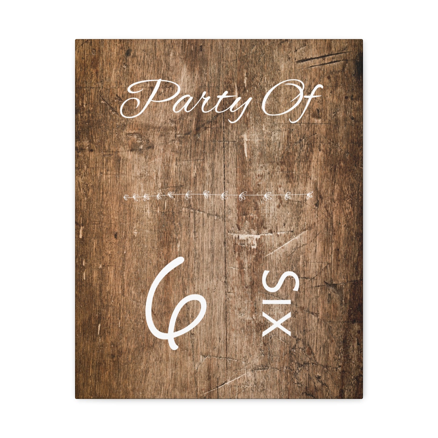 "Party Of 6" Wall Art - Weave Got Gifts - Unique Gifts You Won’t Find Anywhere Else!