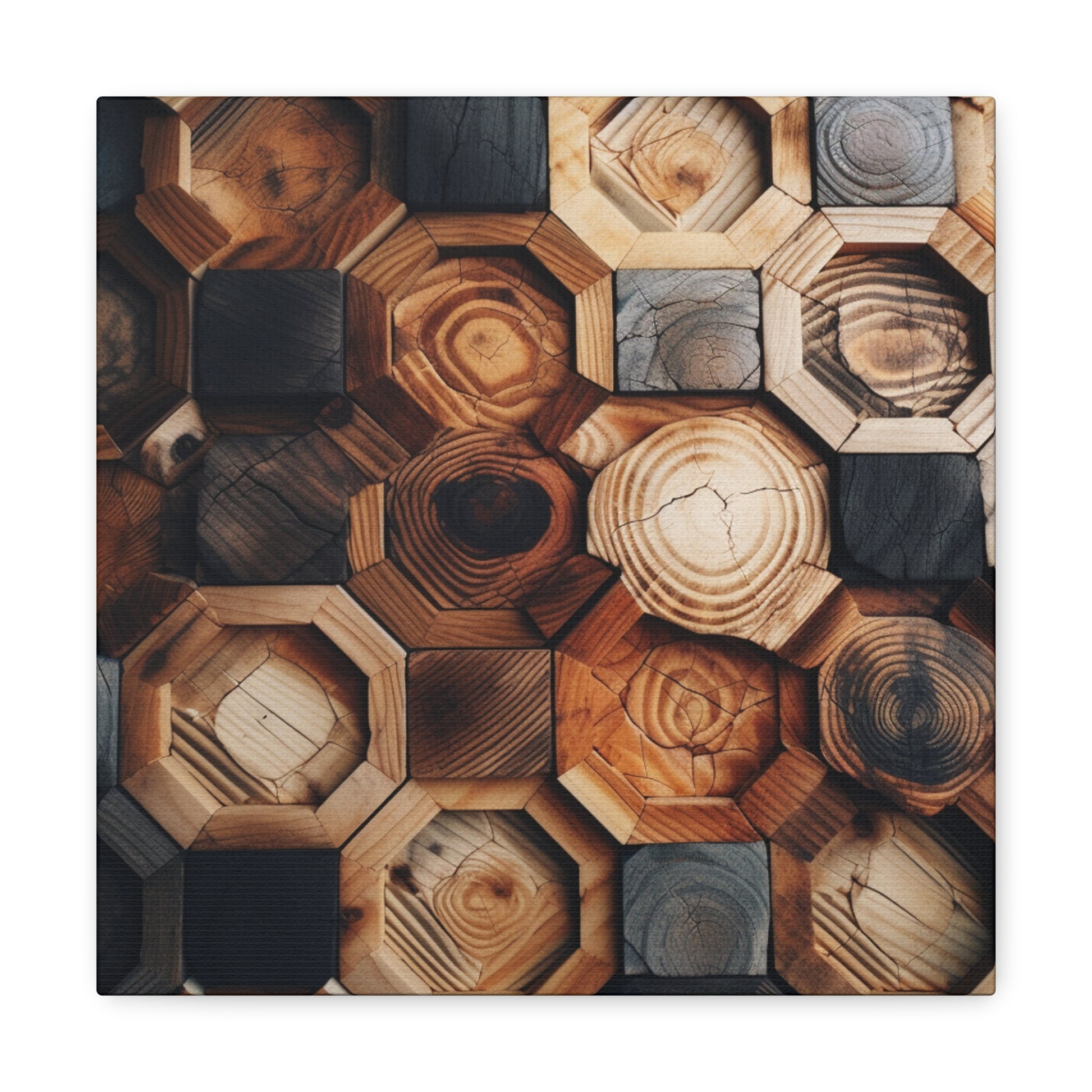 "Geometric Wood" Wall Art - Weave Got Gifts - Unique Gifts You Won’t Find Anywhere Else!