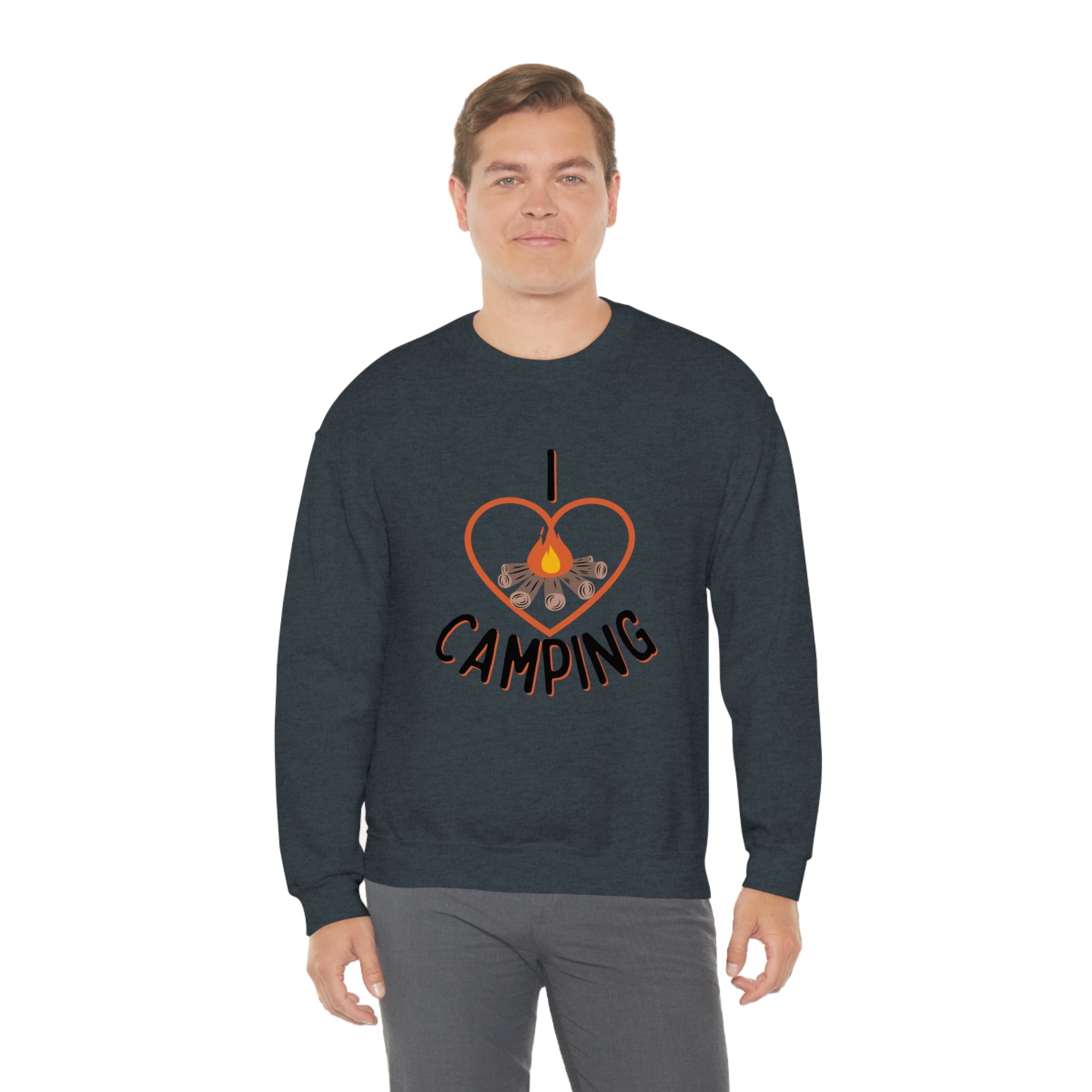 "I Love Camping" Crewneck Sweatshirt - Weave Got Gifts - Unique Gifts You Won’t Find Anywhere Else!