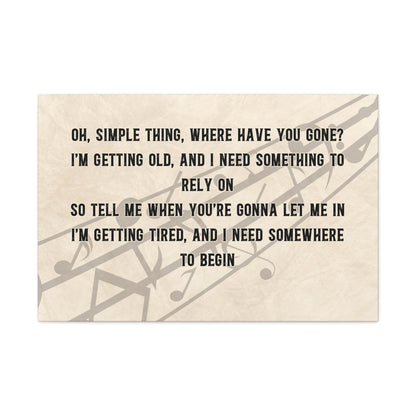 "Custom Song Lyrics" Wall Art - Weave Got Gifts - Unique Gifts You Won’t Find Anywhere Else!