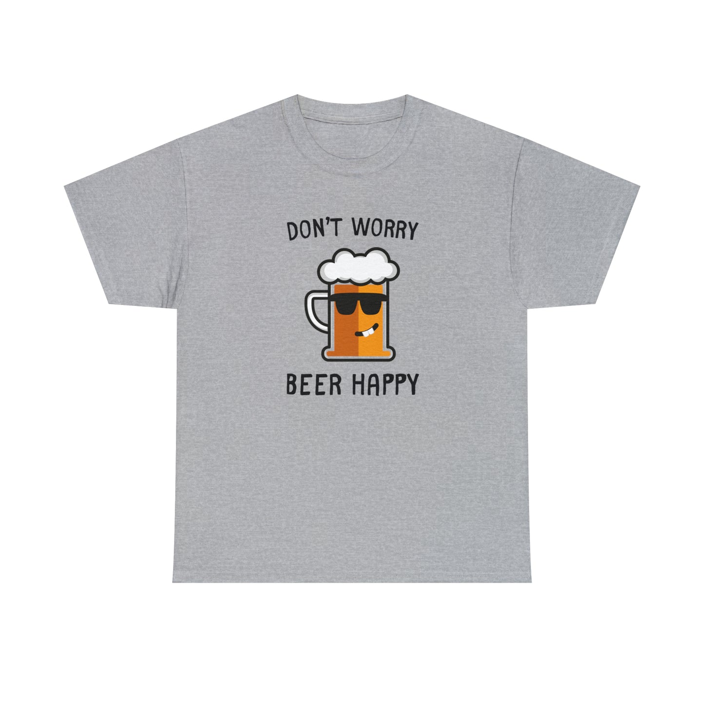 "Don't Worry, Beer Happy" T-Shirt - Weave Got Gifts - Unique Gifts You Won’t Find Anywhere Else!