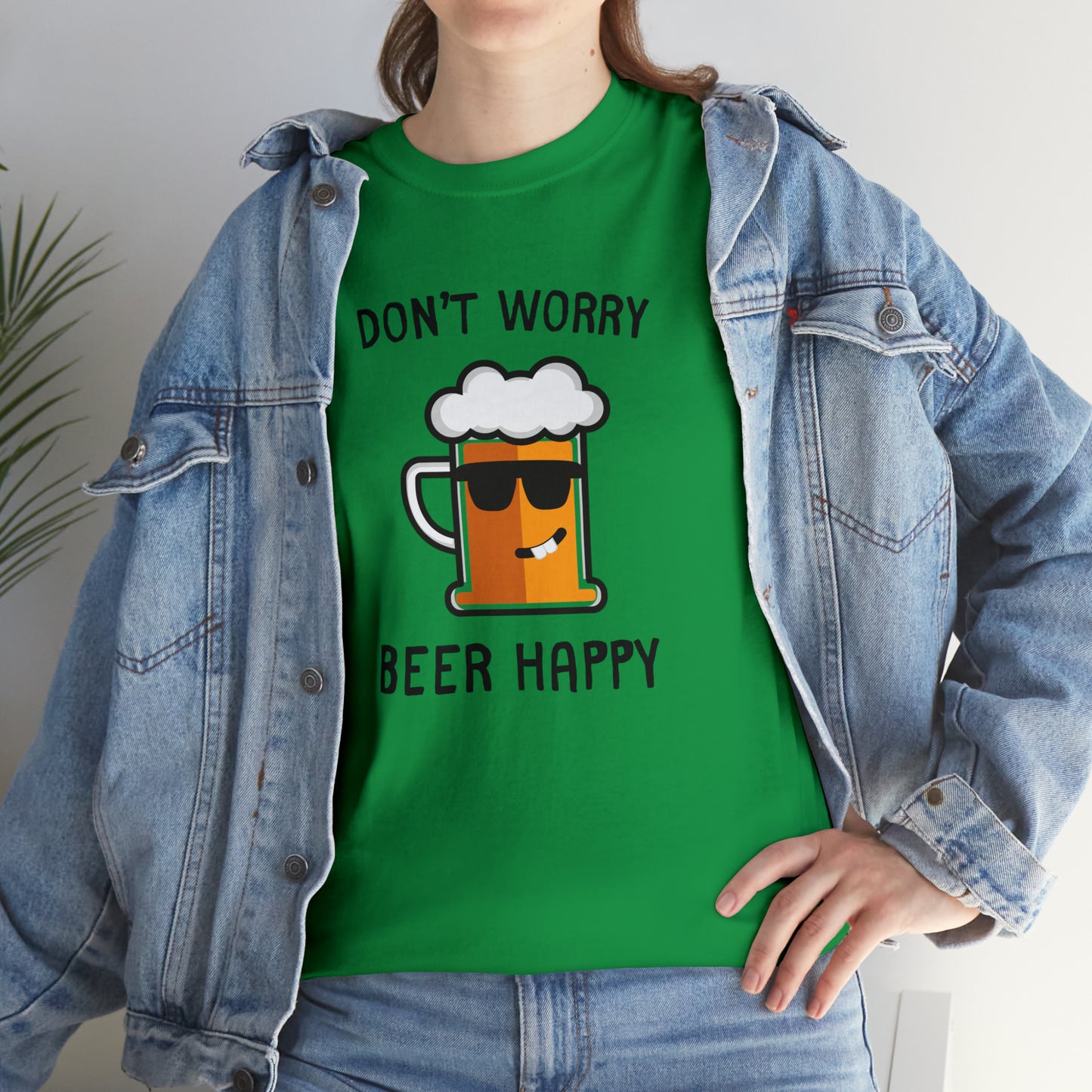 "Don't Worry, Beer Happy" T-Shirt - Weave Got Gifts - Unique Gifts You Won’t Find Anywhere Else!