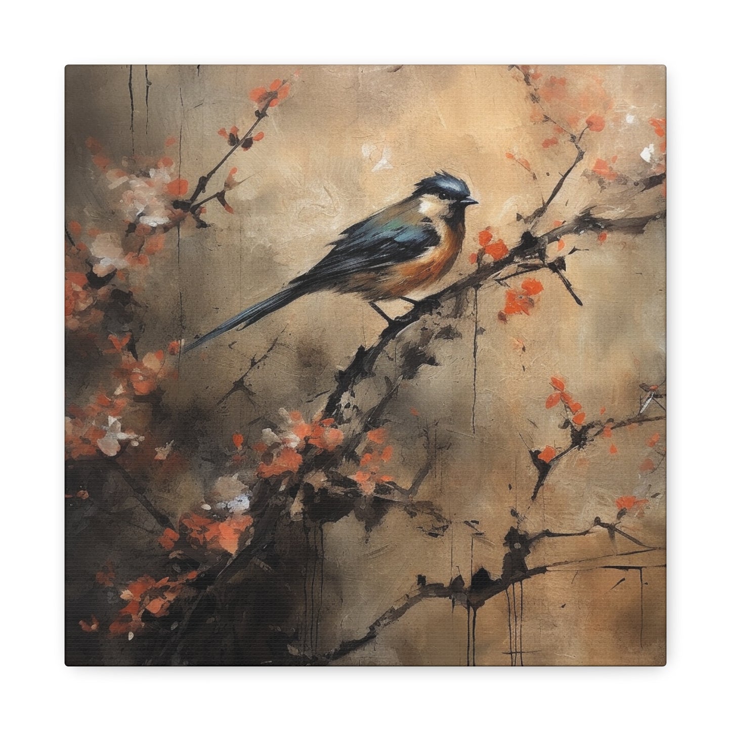 "Bird In Nature Wabi Sabi" Wall Art - Weave Got Gifts - Unique Gifts You Won’t Find Anywhere Else!