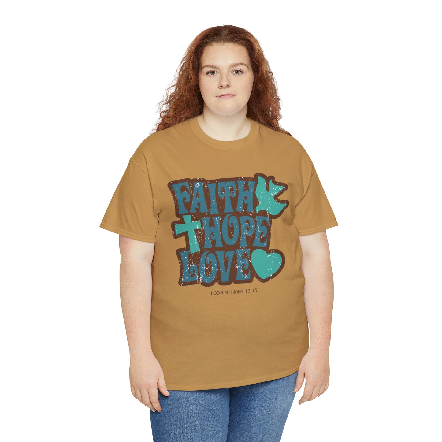 "Faith, Hope, Love" T-Shirt - Weave Got Gifts - Unique Gifts You Won’t Find Anywhere Else!