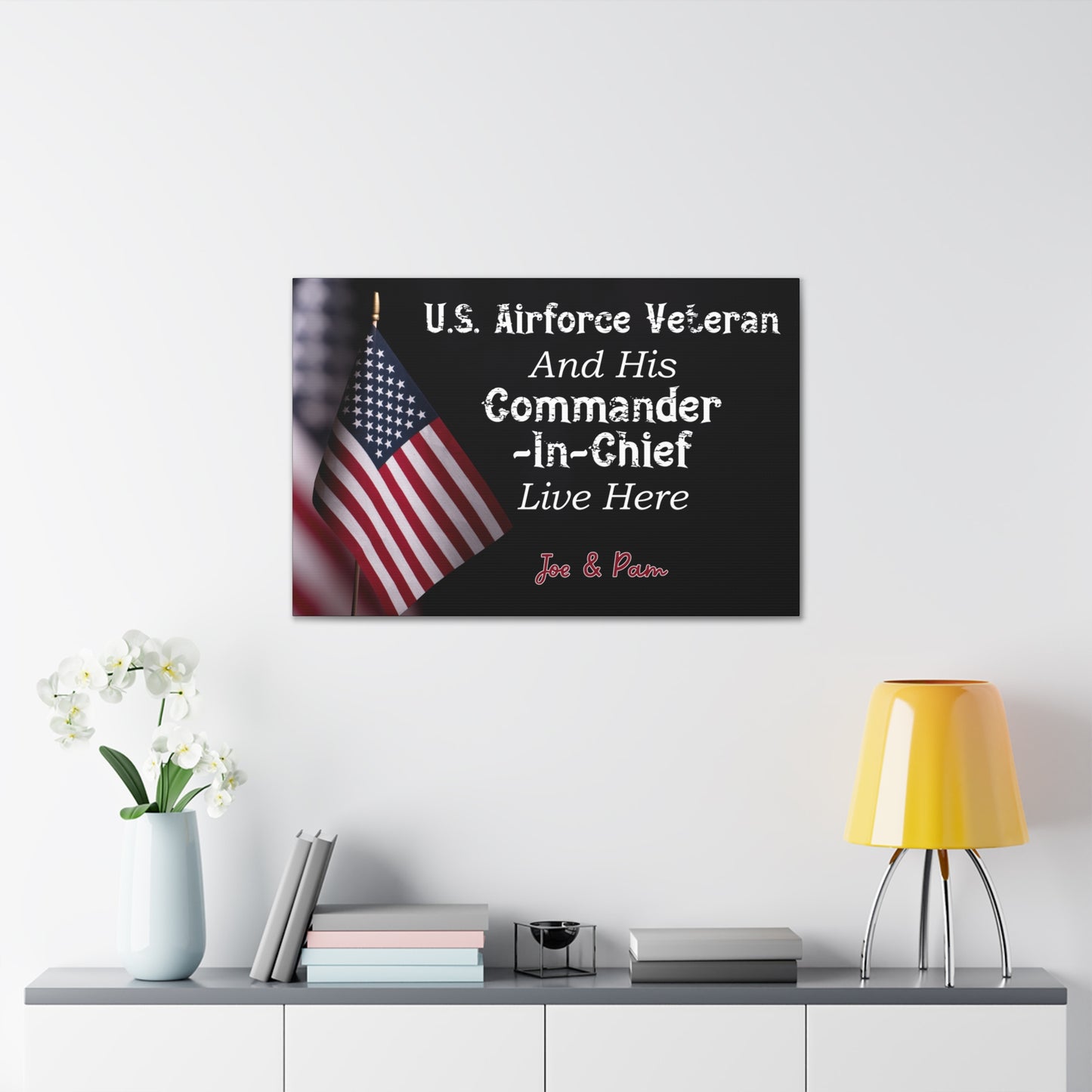 Custom "Us Airforce Veteran" Wall Art - Weave Got Gifts - Unique Gifts You Won’t Find Anywhere Else!