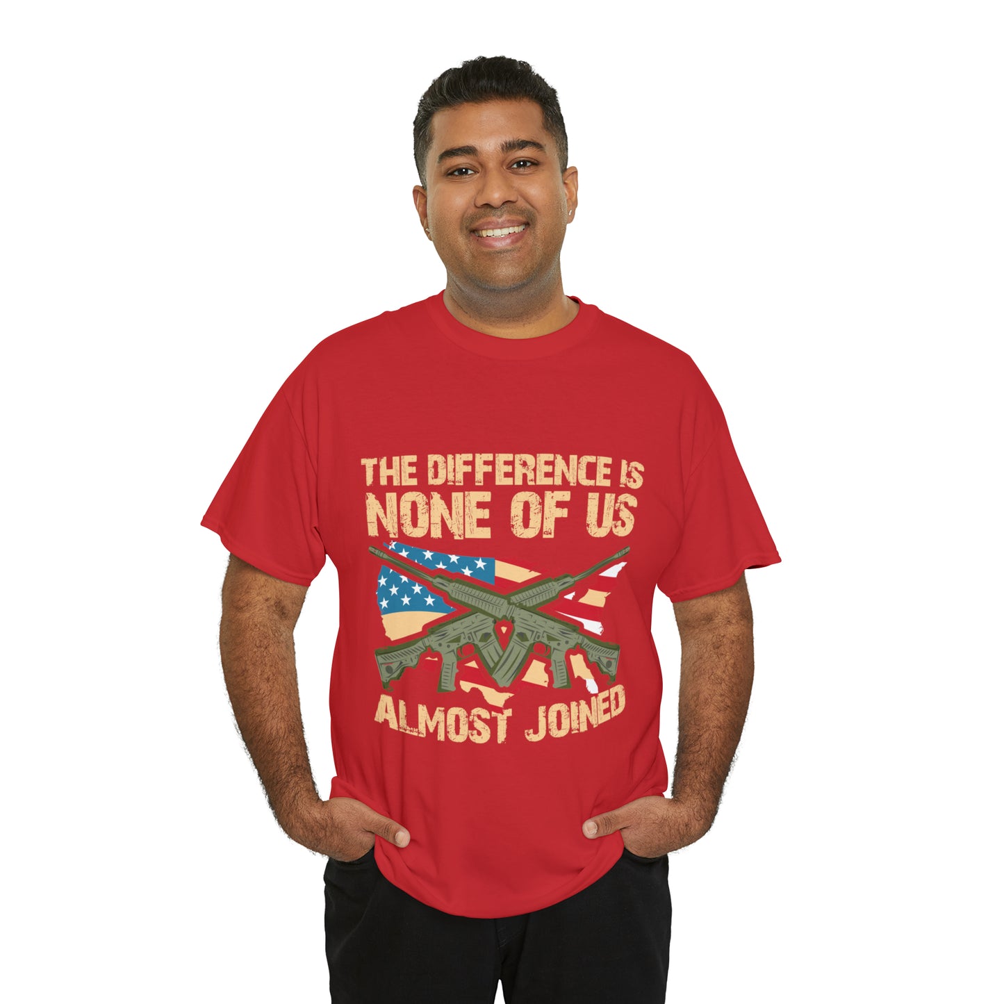 "None Of Us Almost Joined" Veteran T-Shirt - Weave Got Gifts - Unique Gifts You Won’t Find Anywhere Else!