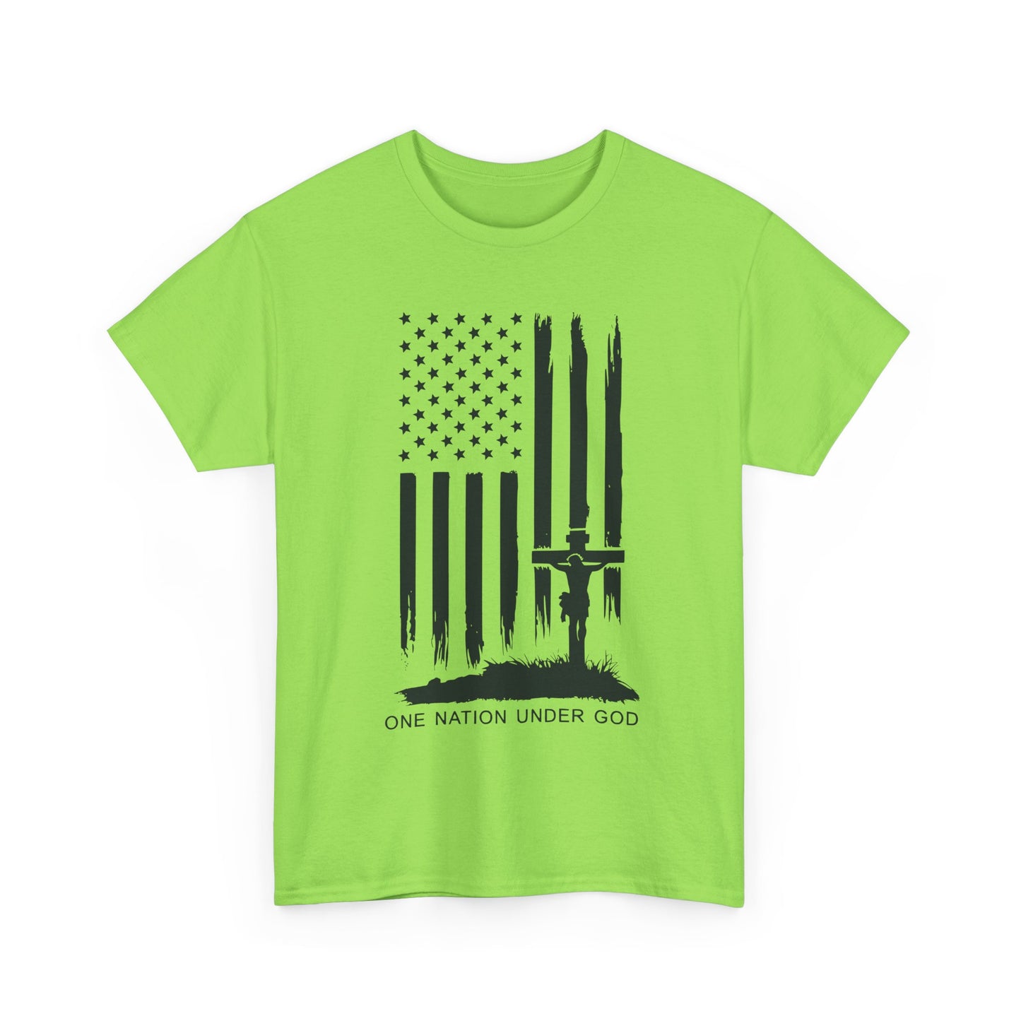 Stylish One Nation Under God shirt for church or everyday wear.
